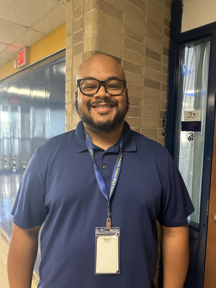 Mr. Fields at CJHS