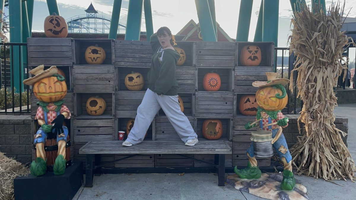 Josie Chirco poses at Cedar Point.