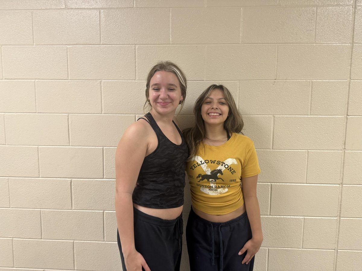 In the photo above is Ella on the left and Isabella is on the right.