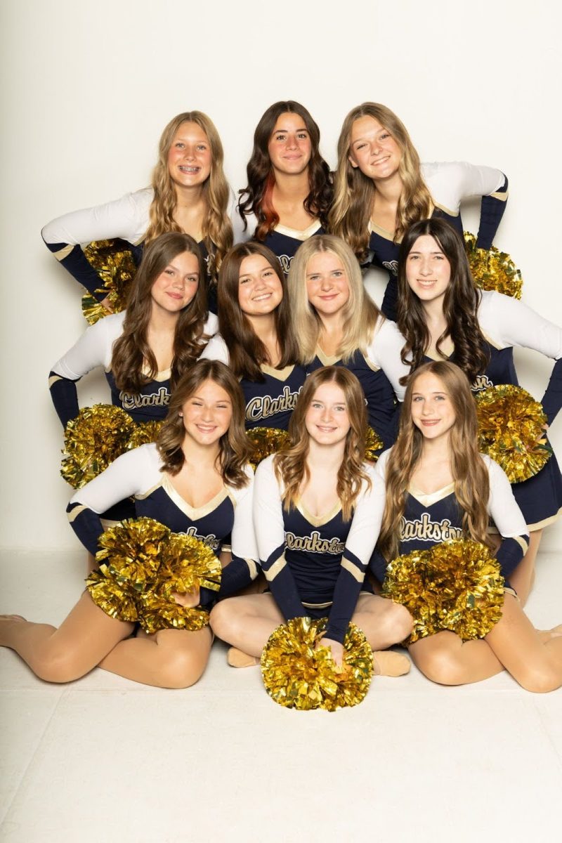 The Clarkston JV Dance Team, taken by photographer Scott.