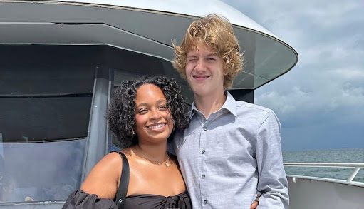 Gage Barton and his girlfriend, Nia.