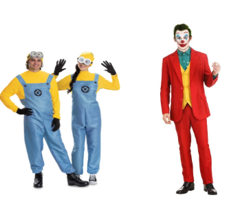 Here are 2 popular costumes from last year.