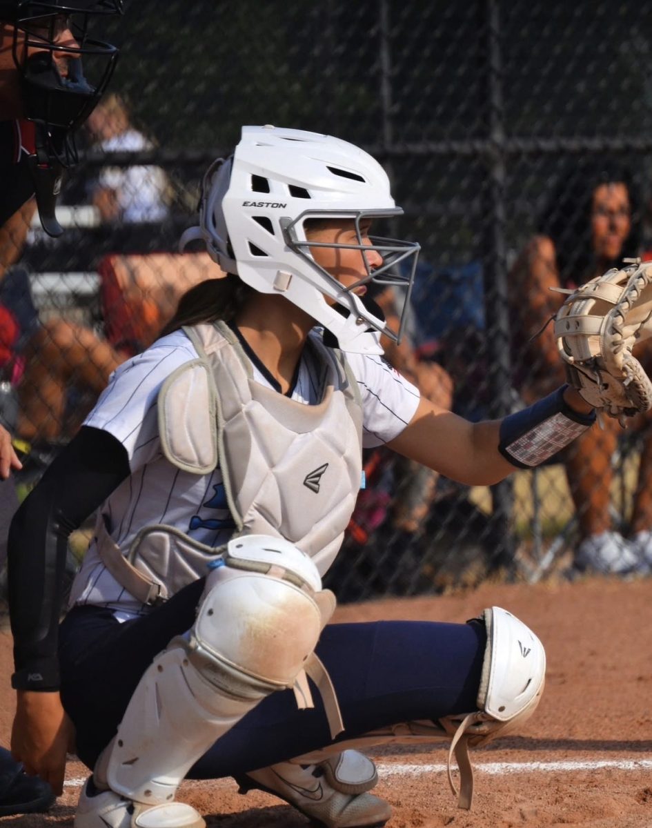 Zoe Philbrick catching 