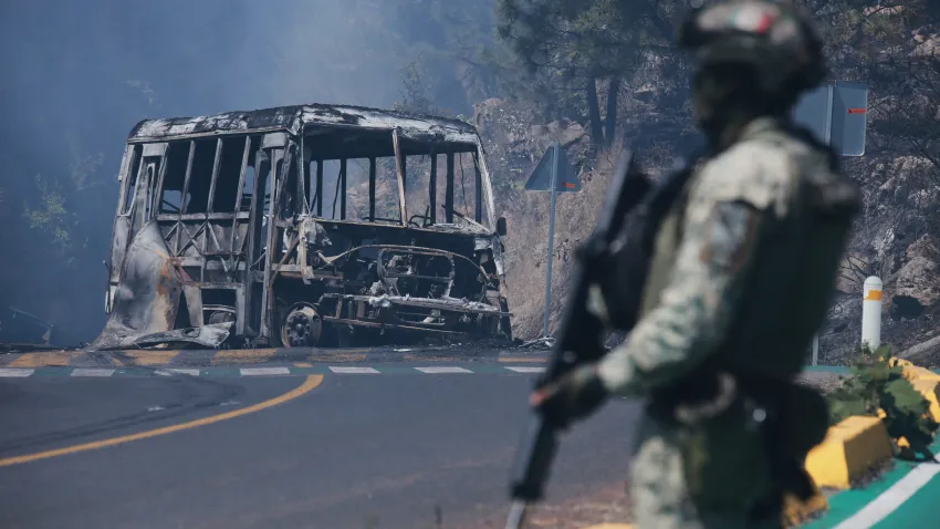 The violence in Puerto Vallarta has left families and travellers trapped and in danger. 